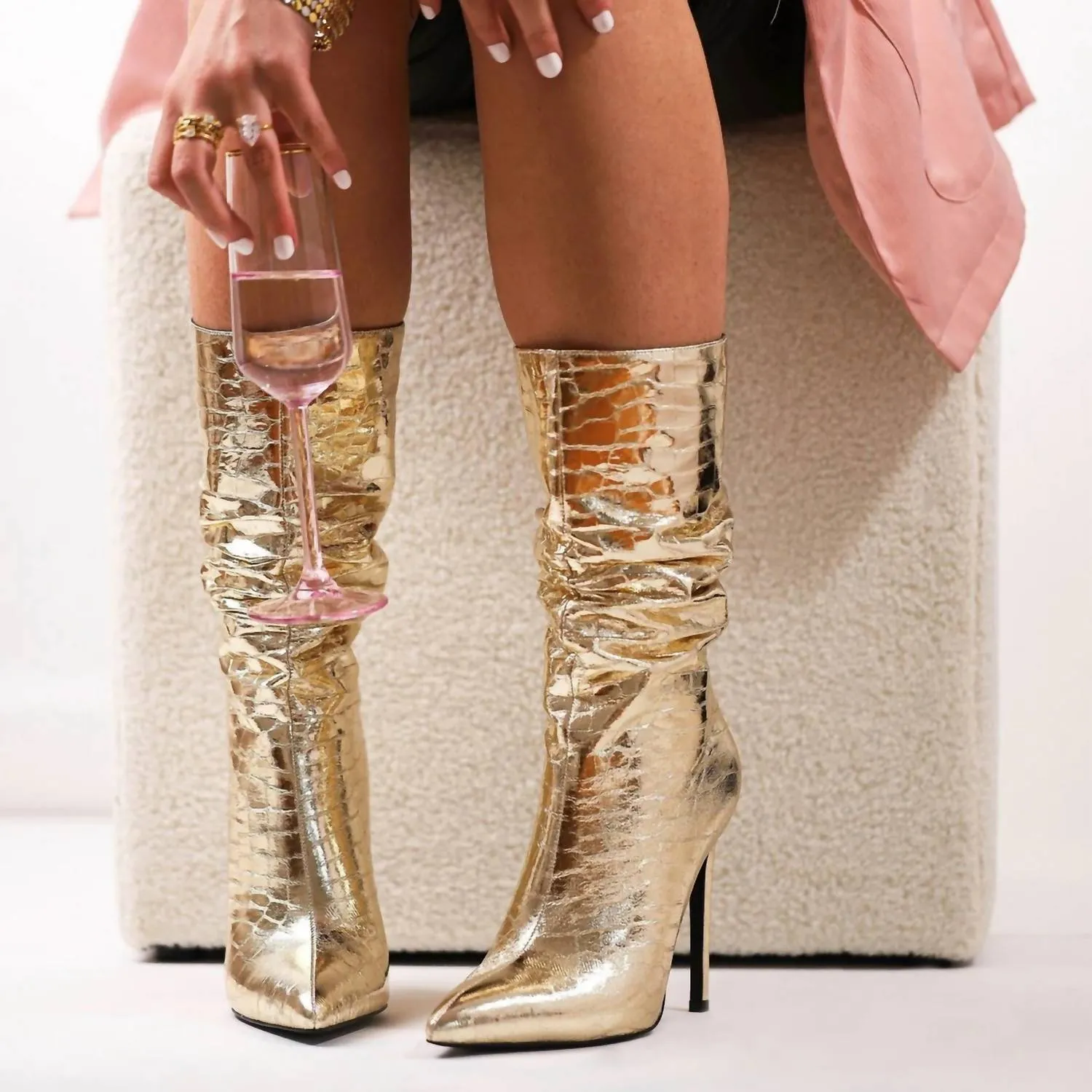 Women's 90210 Boots In Gold