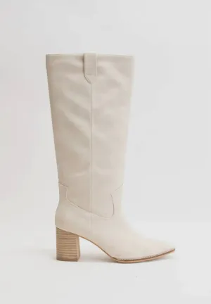 Women's Ariana Cowboy Boots In Cream
