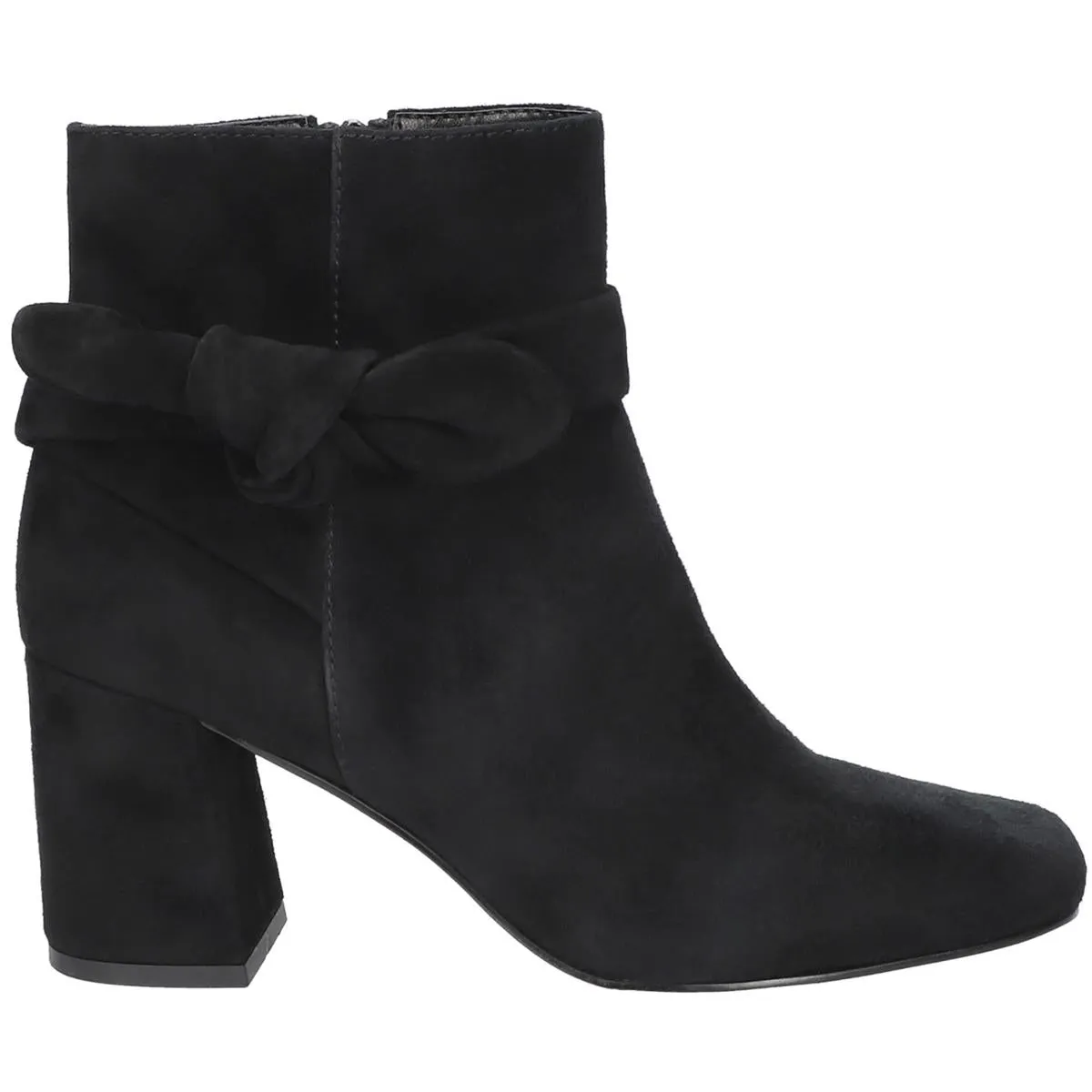 Womens Bow Suede Booties