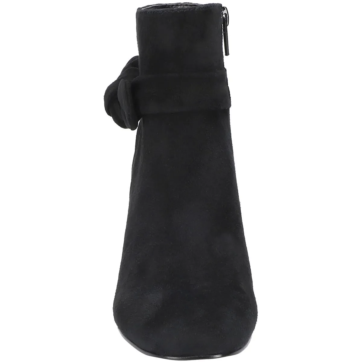 Womens Bow Suede Booties