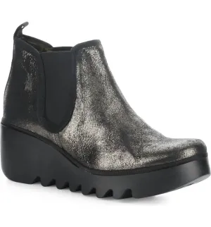 Women's Byne Zip Up Ankle Boots In Graphite