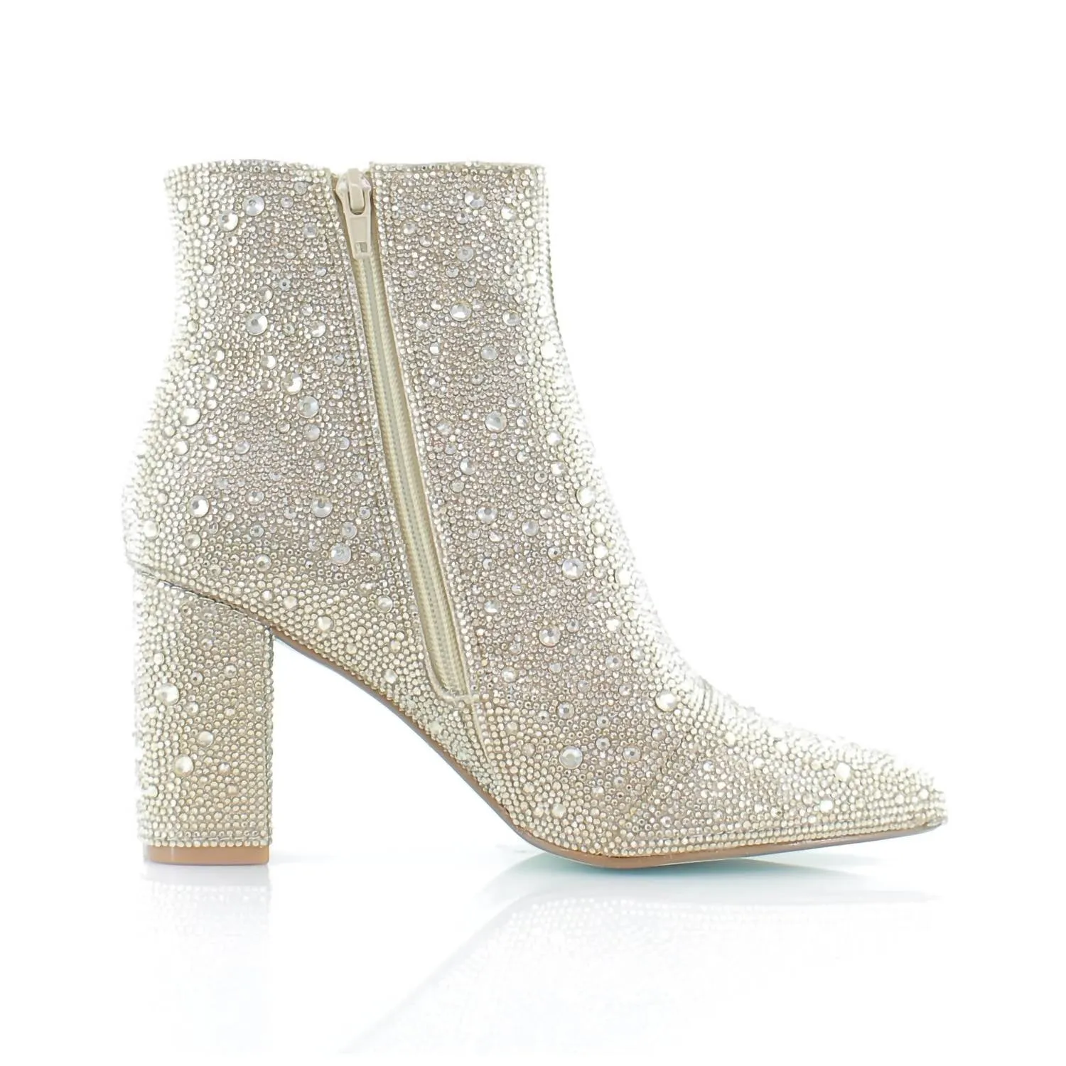 Women's Cady Heeled Boots In Light Gold