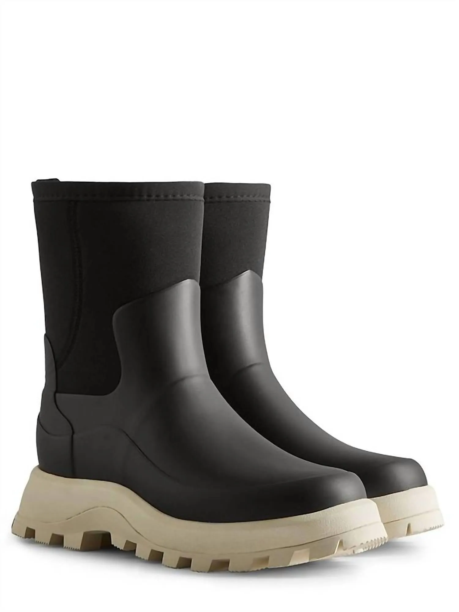 Women's City Explorer Short Boot In Black/shaded White