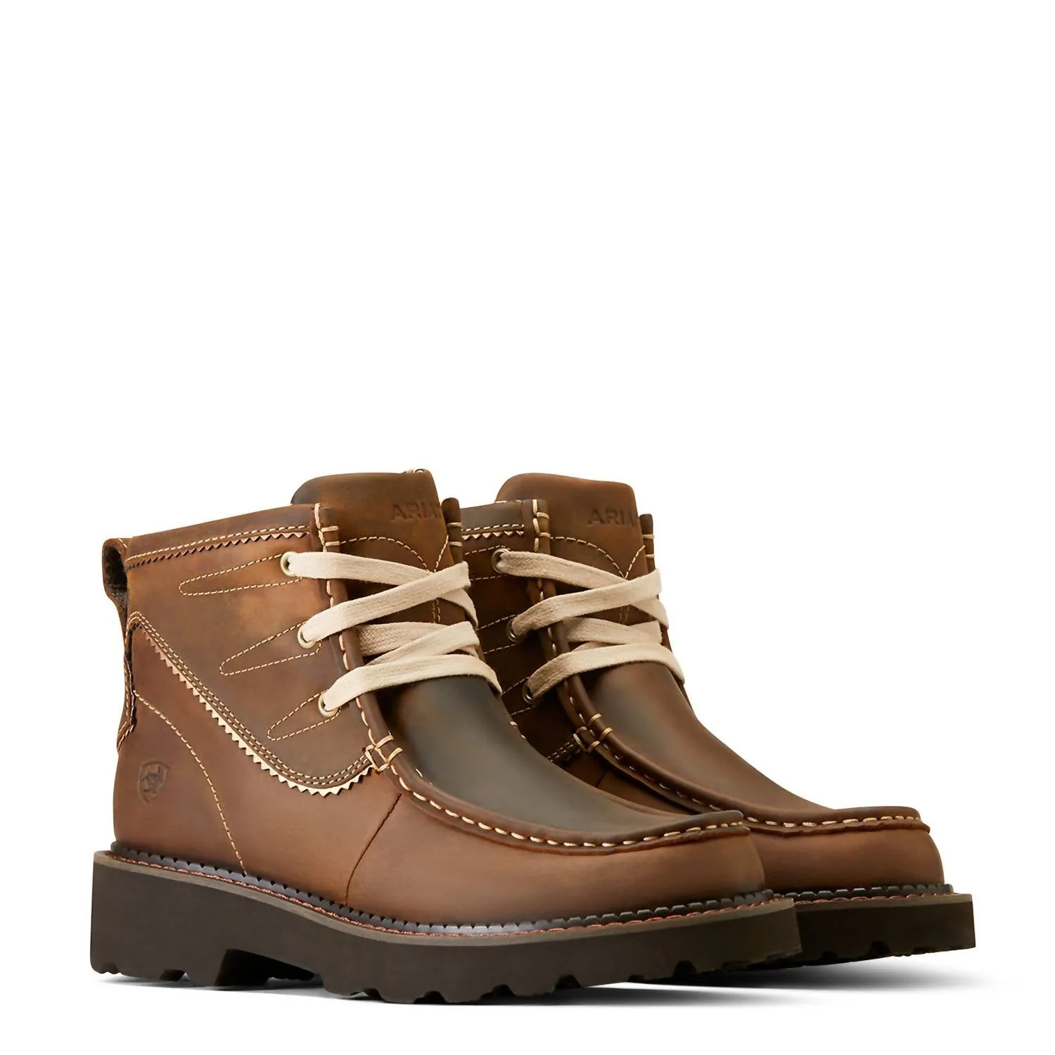 Women's Codie Casual Western Boot In Distressed_Tan