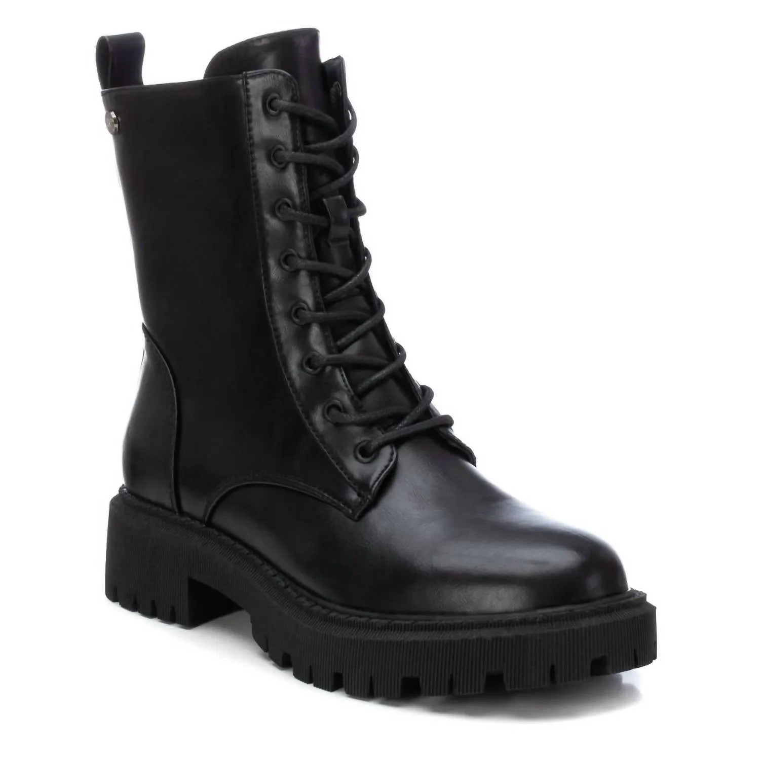 Women's Combat Booties In Black
