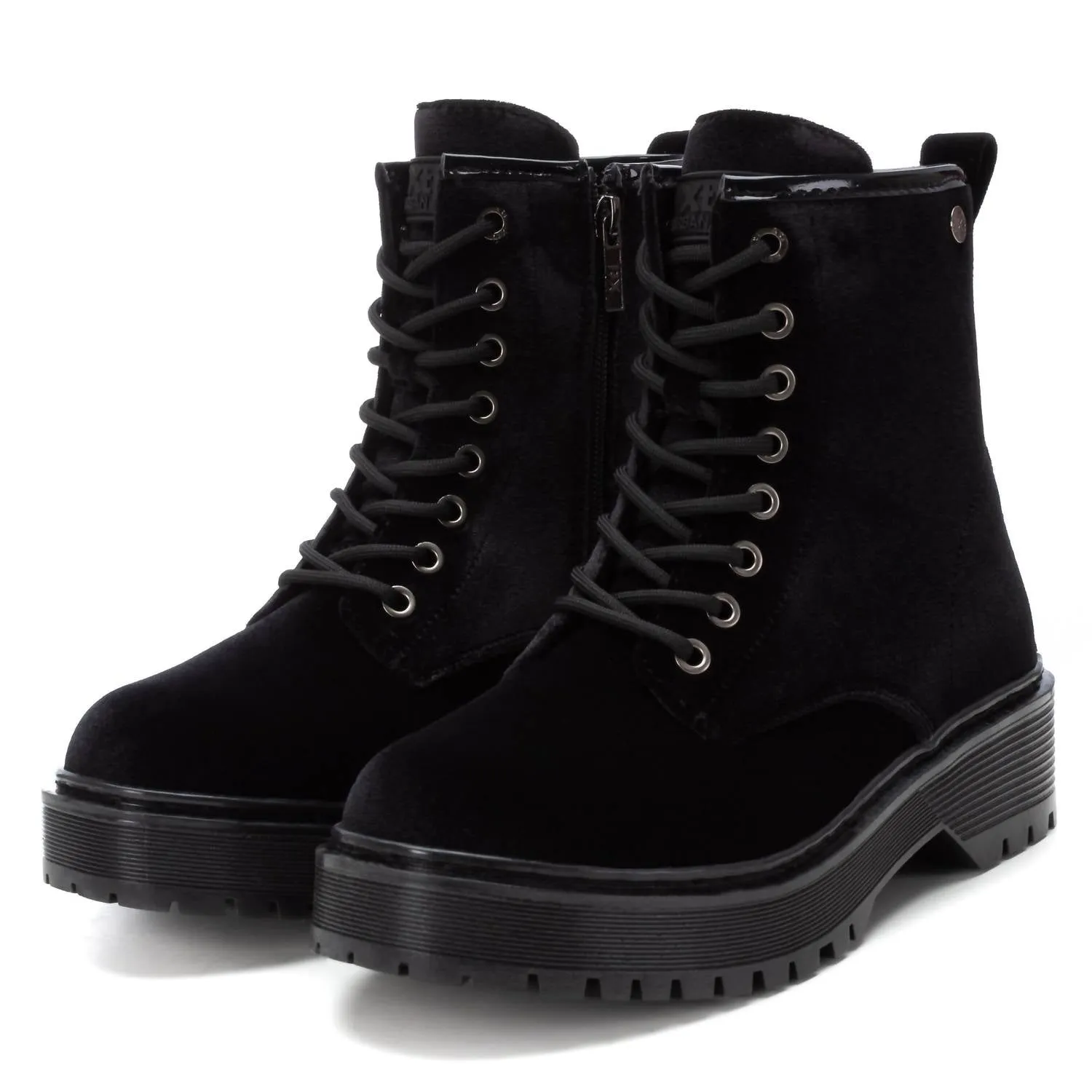 Women's Combat Booties In Black