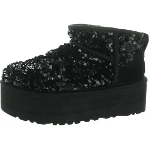 Womens Embellished Man Made Ankle Boots