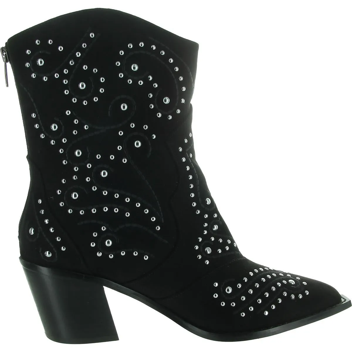 Womens Embellished Mid-Calf Boots