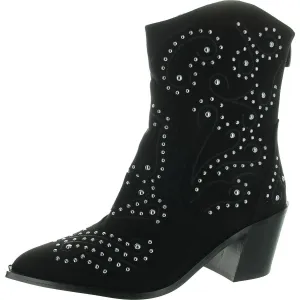 Womens Embellished Mid-Calf Boots