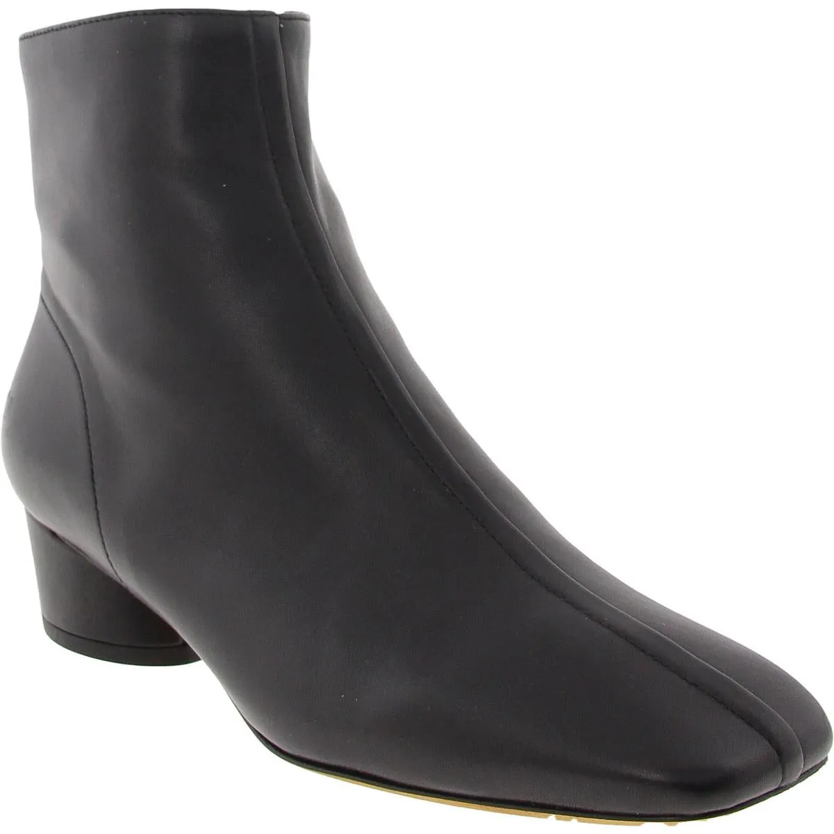 Womens Embossed Leather Ankle Boots