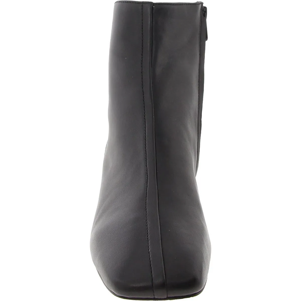 Womens Embossed Leather Ankle Boots
