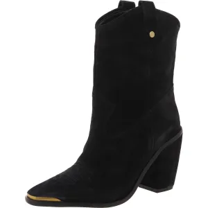 Womens Embroidered Leather Cowboy, Western Boots