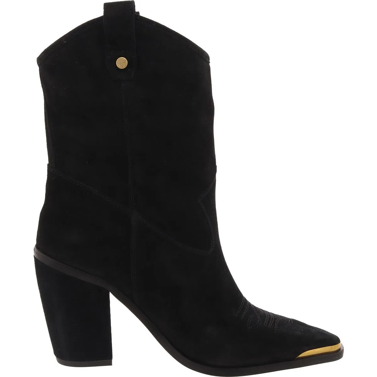 Womens Embroidered Leather Cowboy, Western Boots