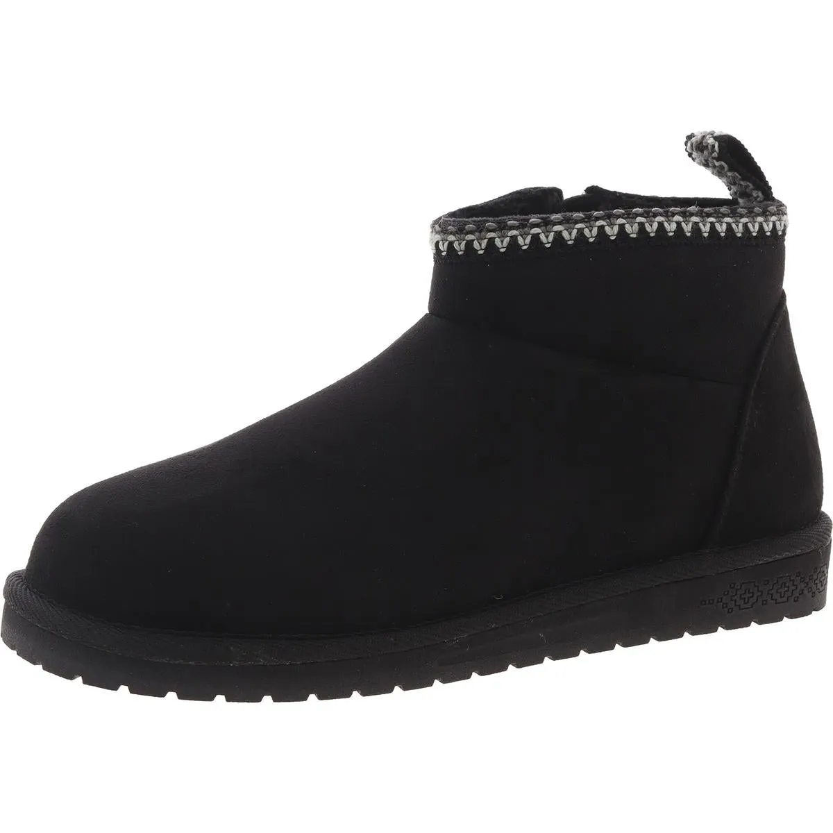 Womens Faux Fur Lined Faux Suede Winter & Snow Boots