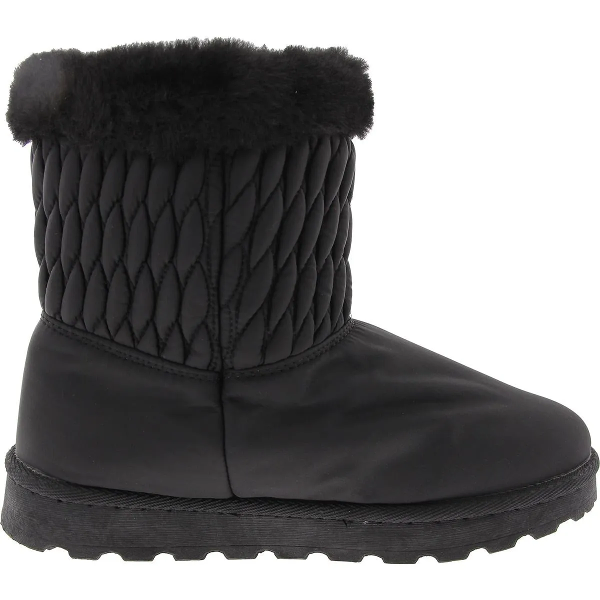 Womens Faux Fur Lined Manmade Shearling Boots
