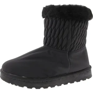 Womens Faux Fur Lined Manmade Shearling Boots