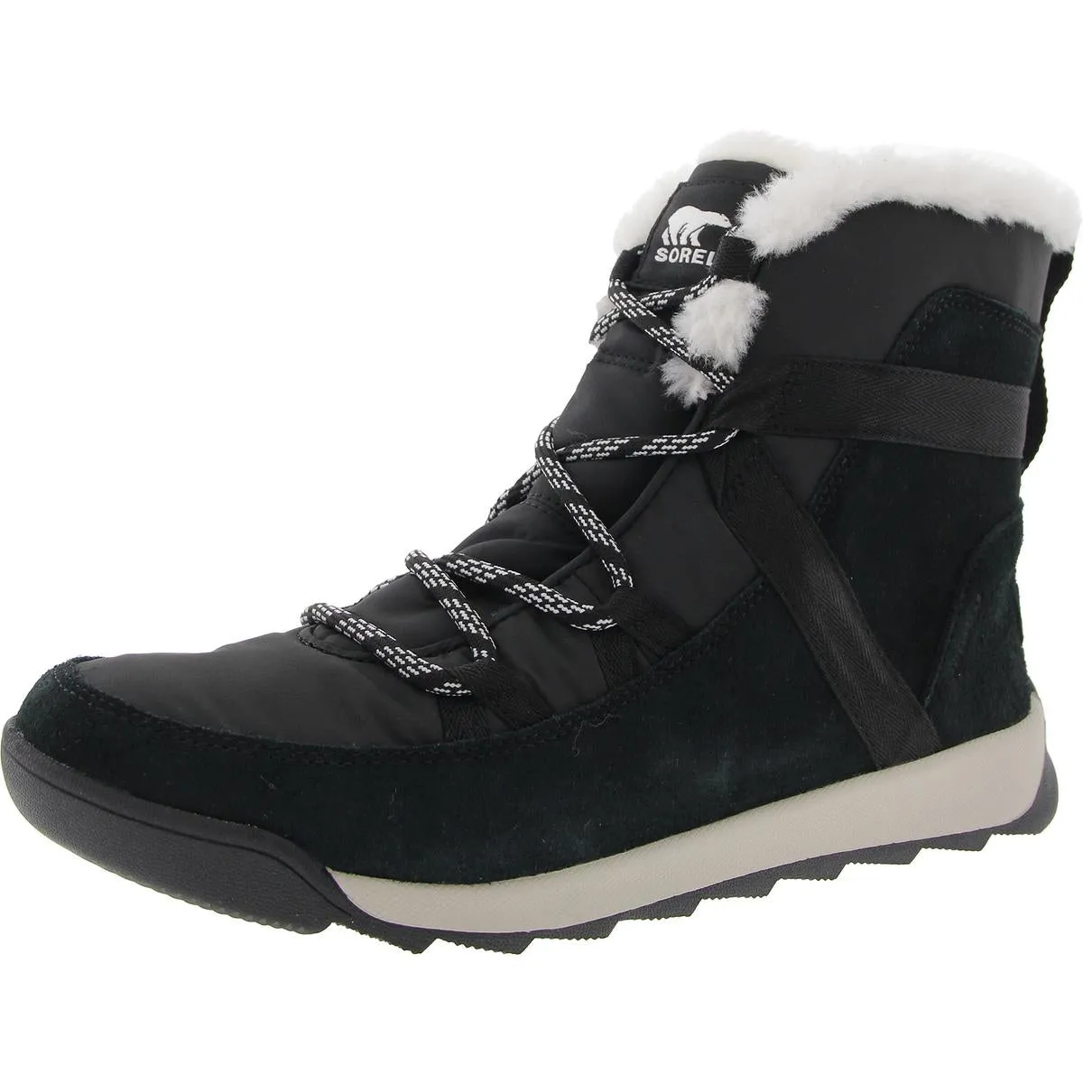 Womens Faux Fur Lined Suede Winter & Snow Boots