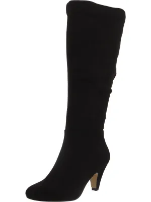 Womens Faux Suede Tall Knee-High Boots