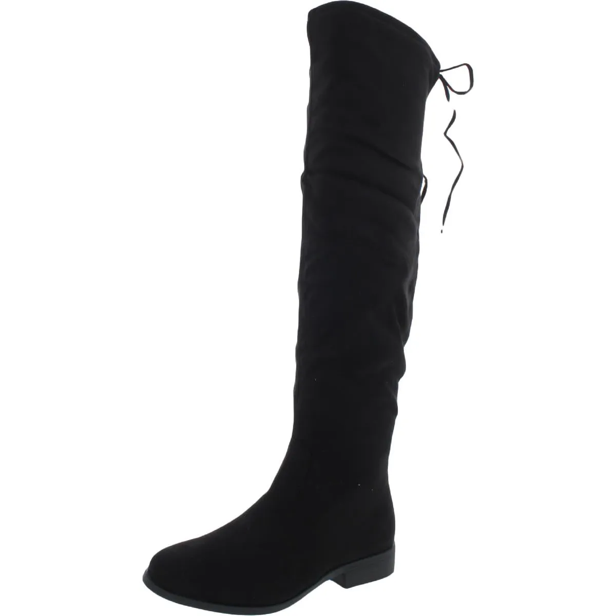 Womens Faux Suede Tall Thigh-High Boots
