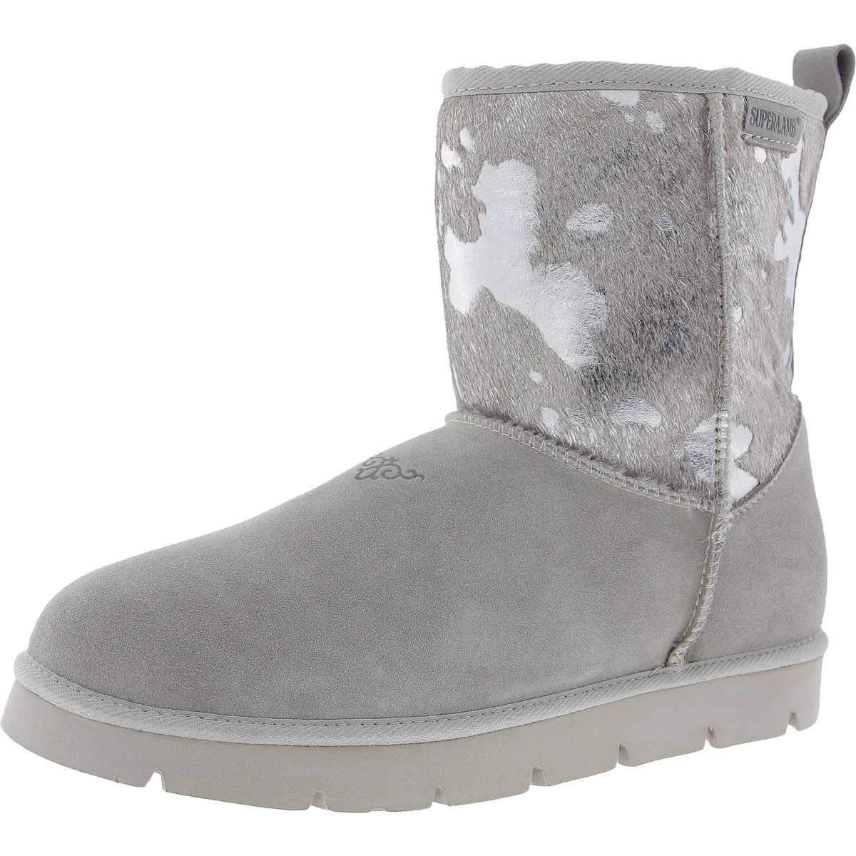 Womens Fleece Lined Leather Winter & Snow Boots