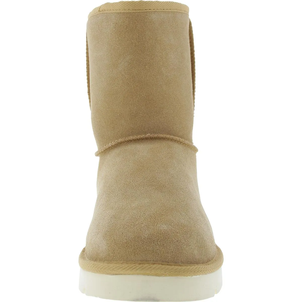 Womens Fleece Lined Leather Winter & Snow Boots