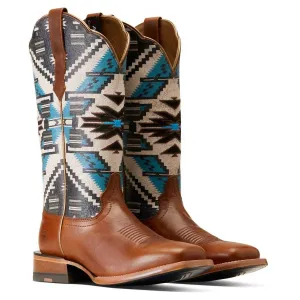 Women's Frontier Chimayo Western Boot In Chocolate/multi