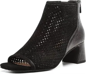 Women's Gabbe Fashion Boot In Black Calf Suede