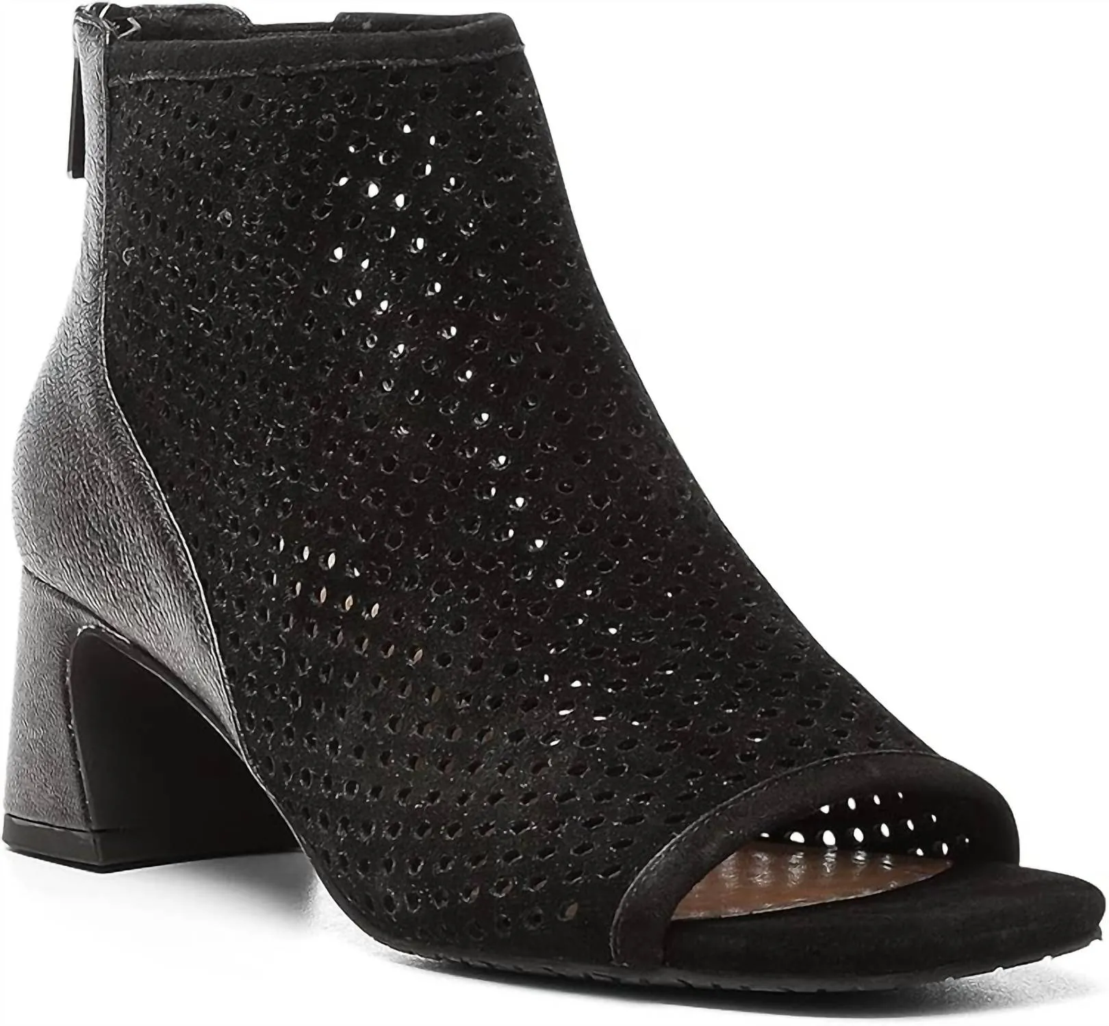 Women's Gabbe Fashion Boot In Black Calf Suede
