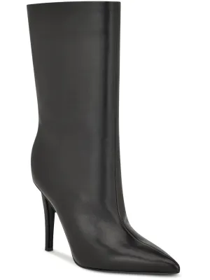 Womens Heels Pumps Mid-Calf Boots