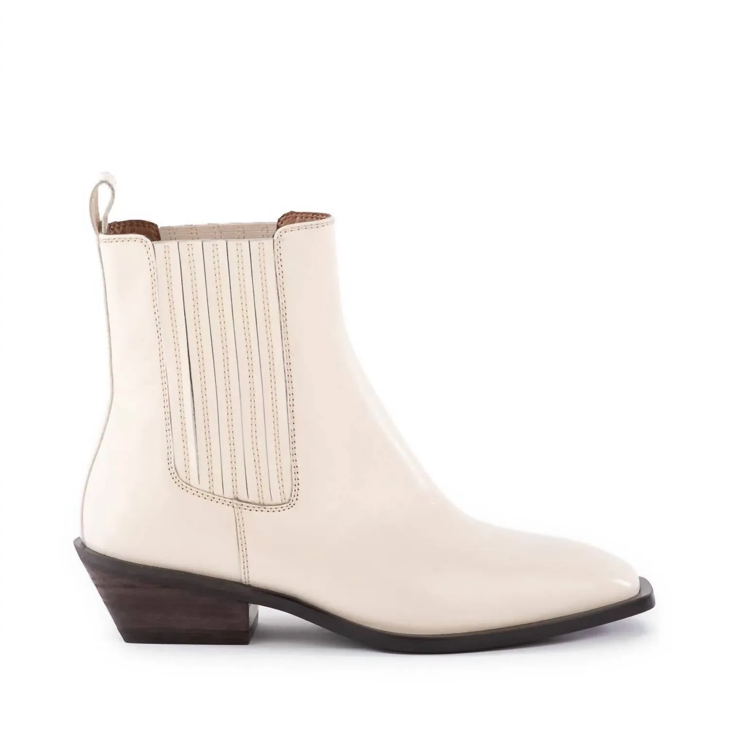 Women's Hold Me Down Boot In Ivory Leather