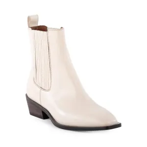 Women's Hold Me Down Boot In Ivory Leather