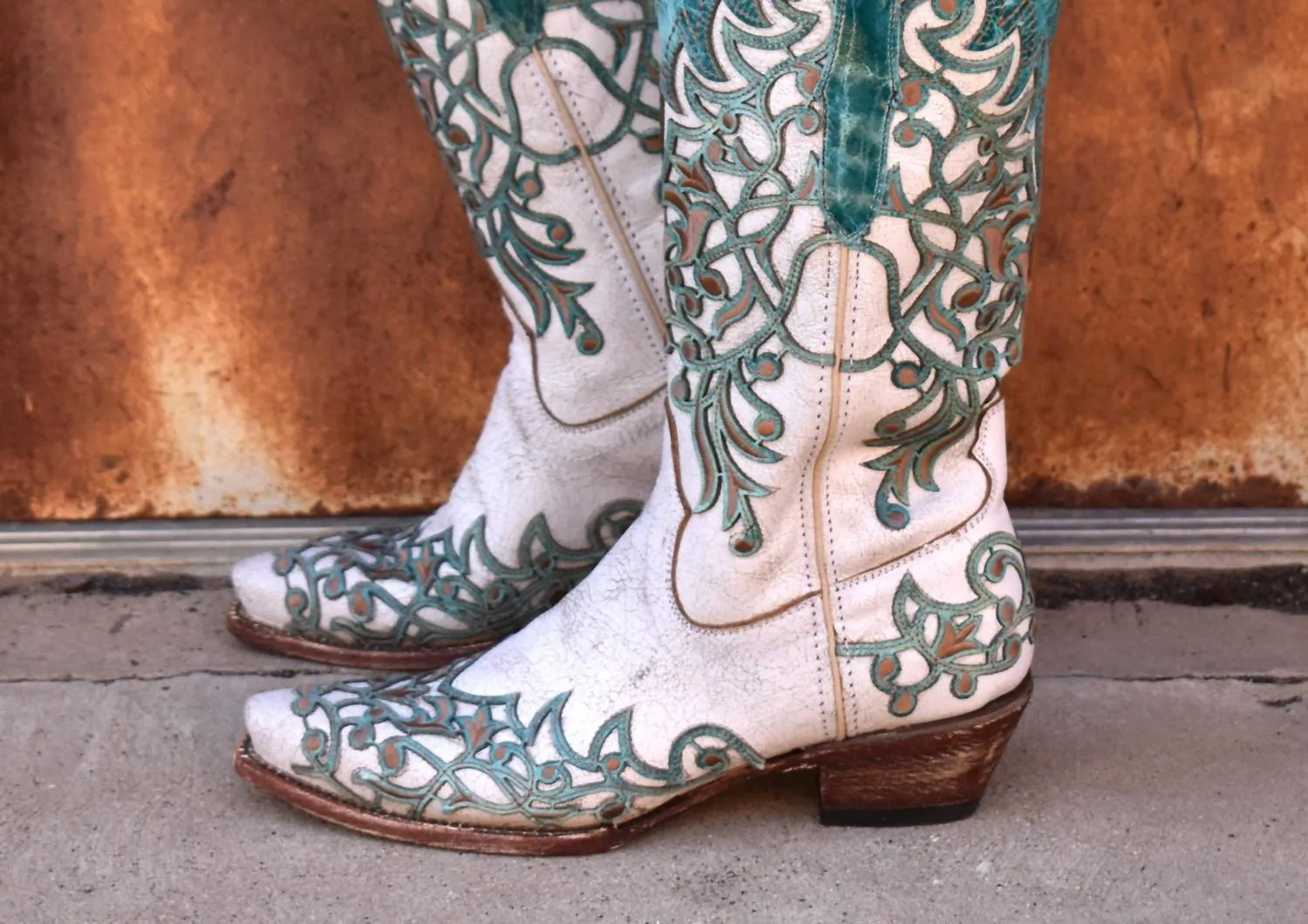 Women's Ivy Boots* In Turquoise Blue