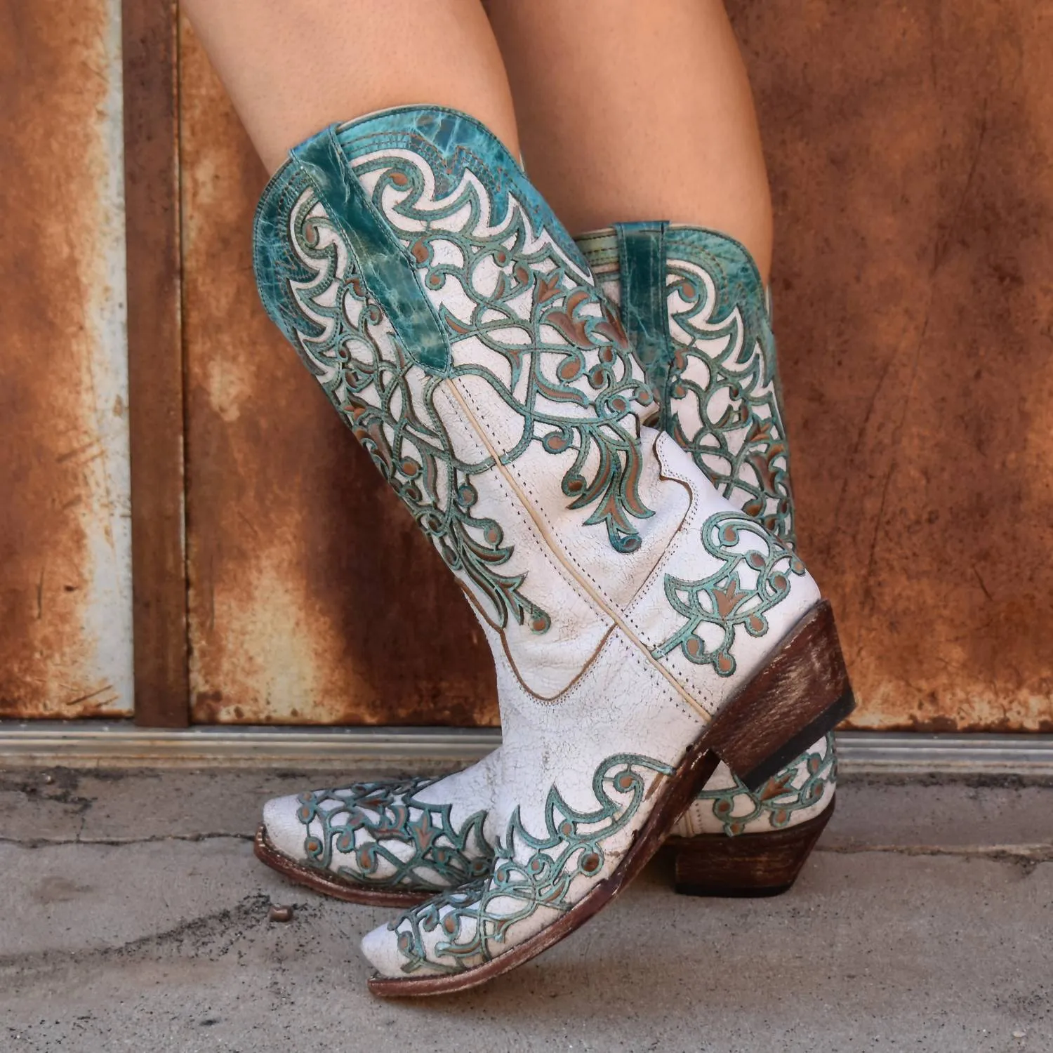 Women's Ivy Boots* In Turquoise Blue