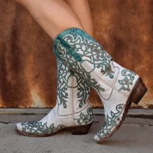 Women's Ivy Boots* In Turquoise Blue