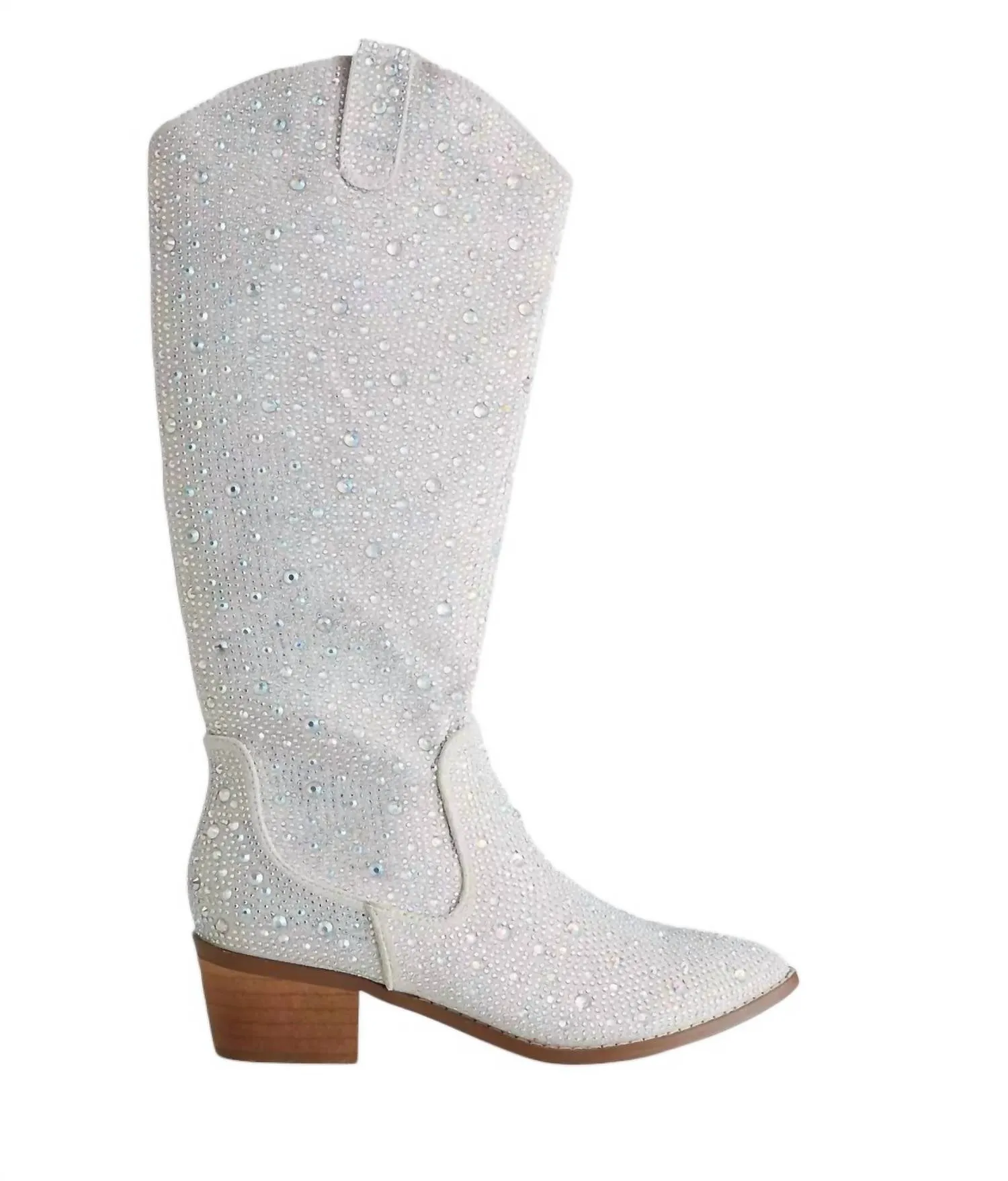 Women's Kady High Boot In Silver