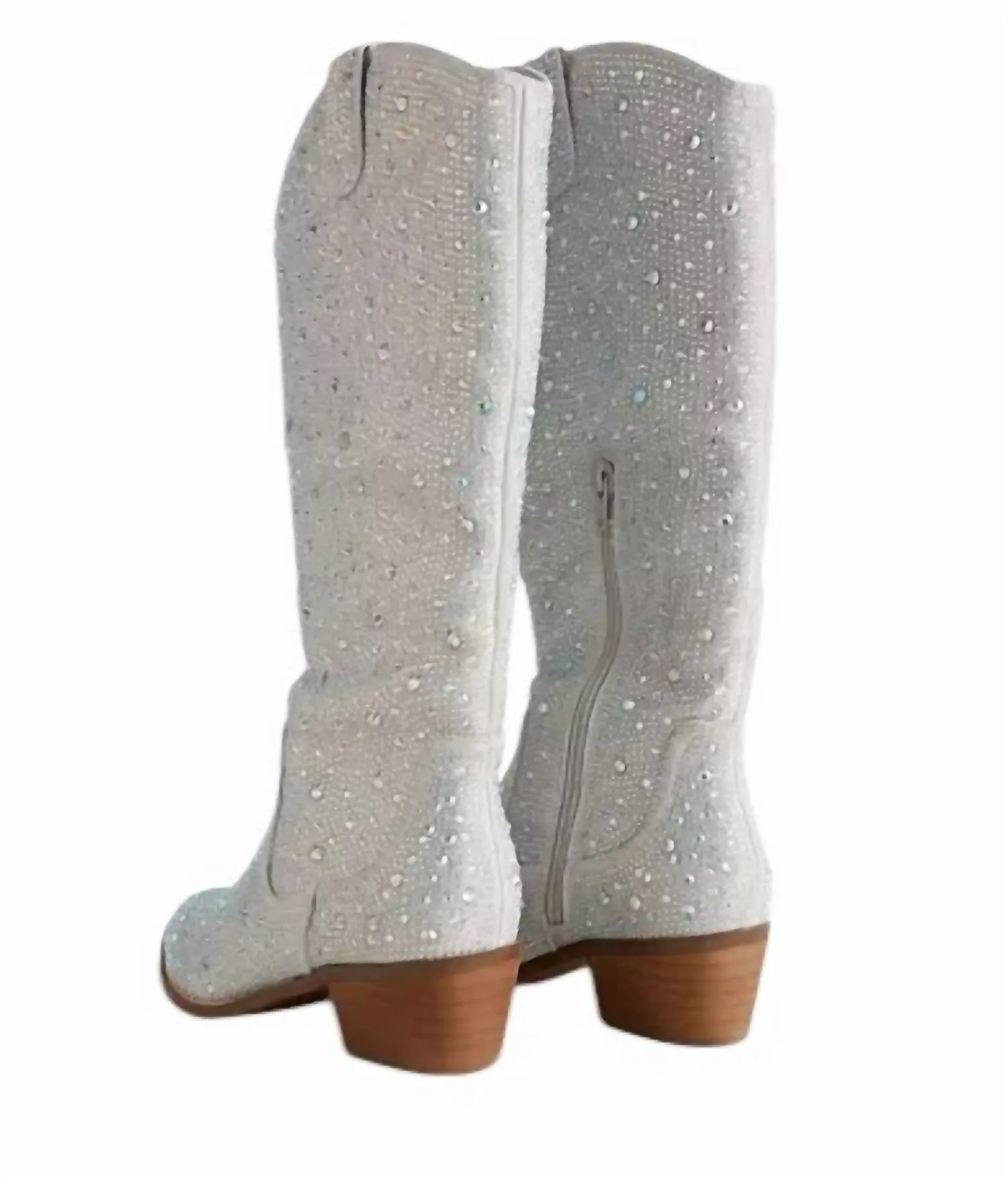 Women's Kady High Boot In Silver