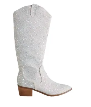 Women's Kady High Boot In Silver