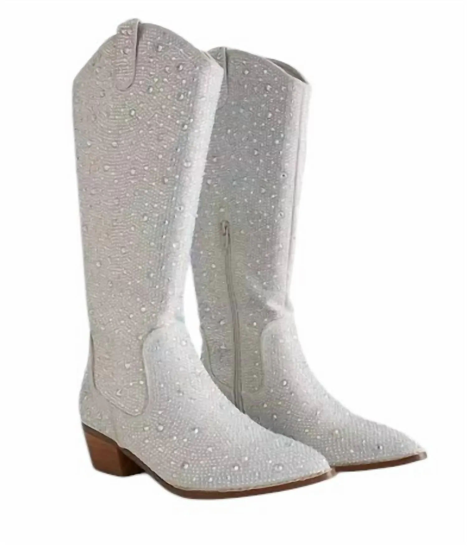 Women's Kady High Boot In Silver