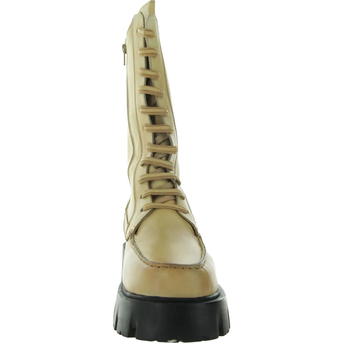 Womens Lace-Up Knee-High Boots