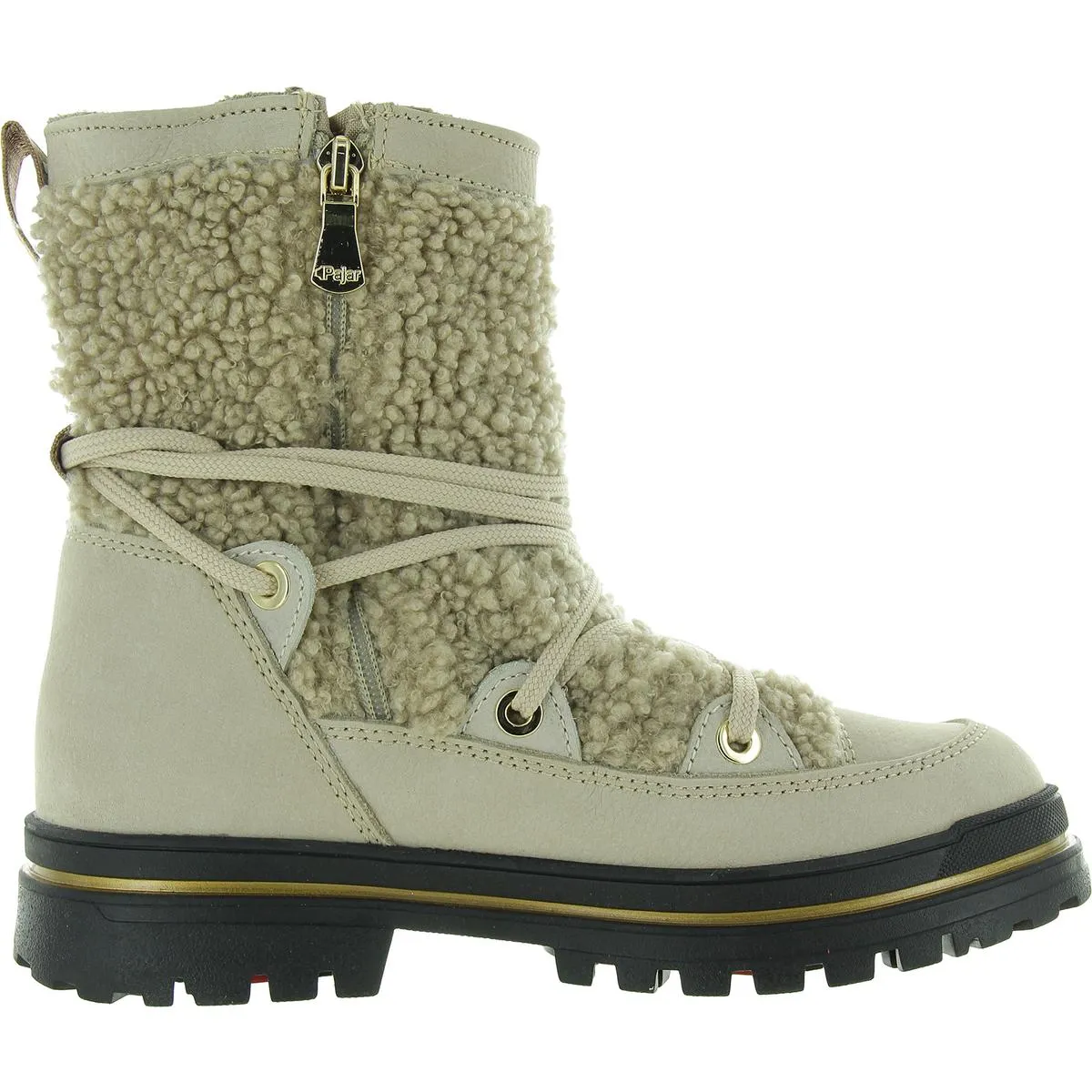 Womens Lace-Up Synthetic Winter & Snow Boots