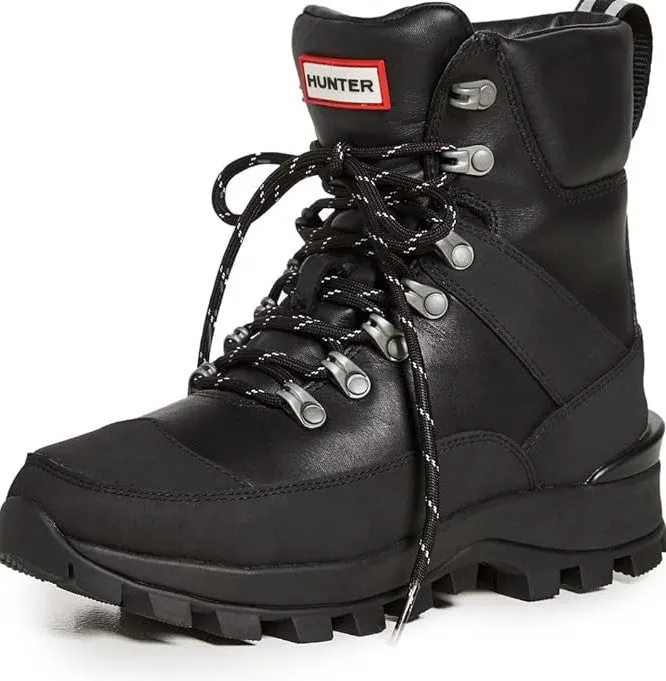 Women's Leather Commando Boot