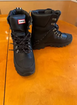 Women's Leather Commando Boot