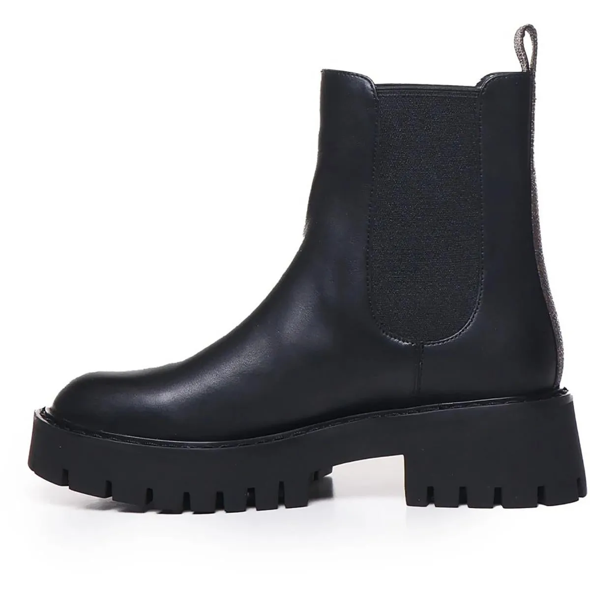 Womens Logo Manmade Ankle Boots