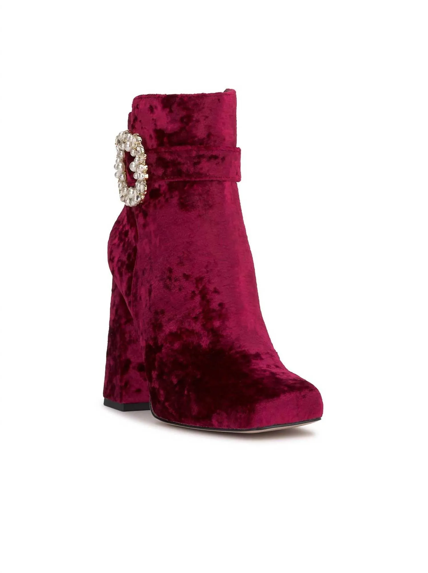 Women's Luminna Block Heeled Bootie In Oxblood