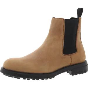 Womens Mixed Media Nubuck Chelsea Boots