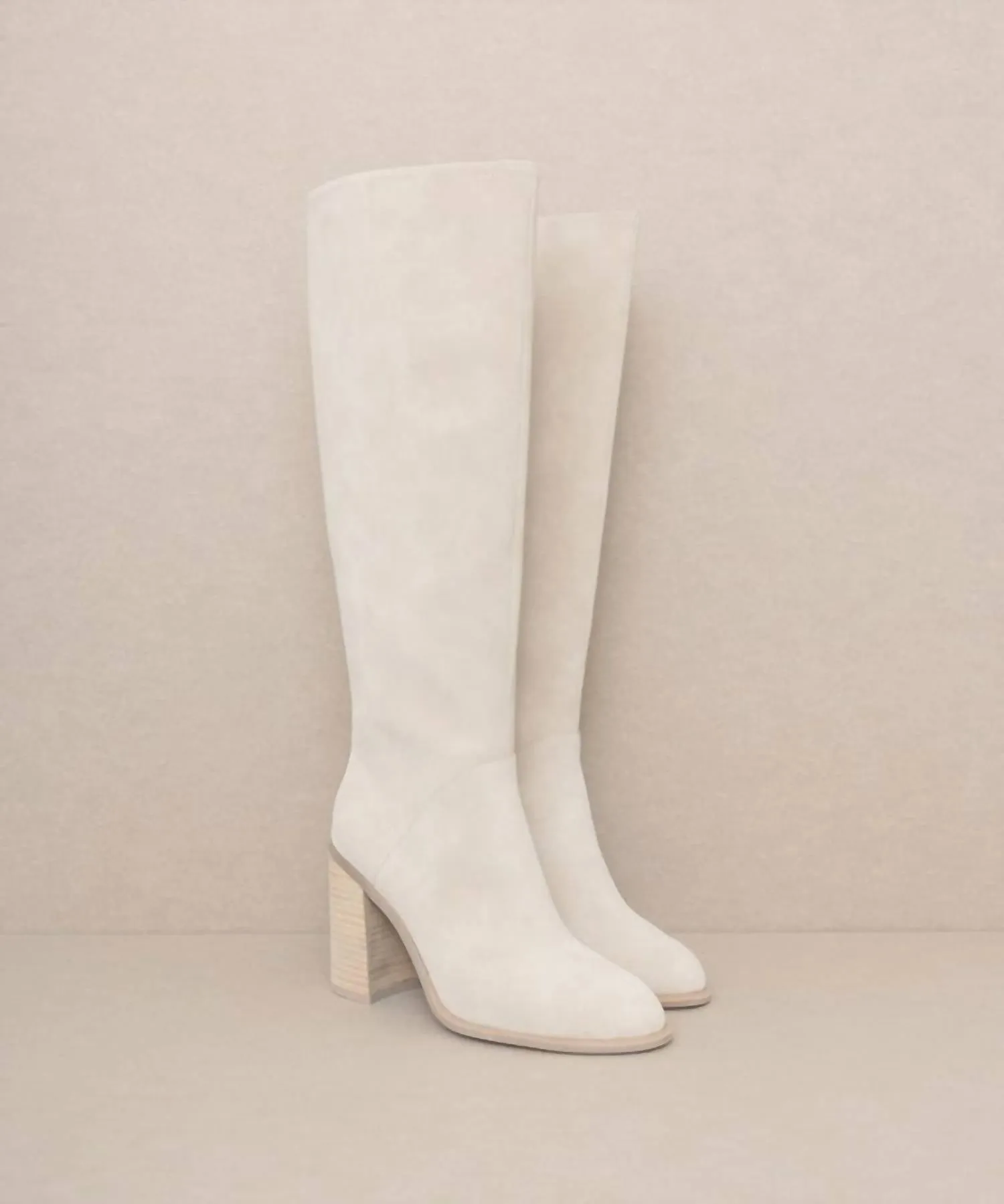 Women's Out And About Knee High Boots In Beige