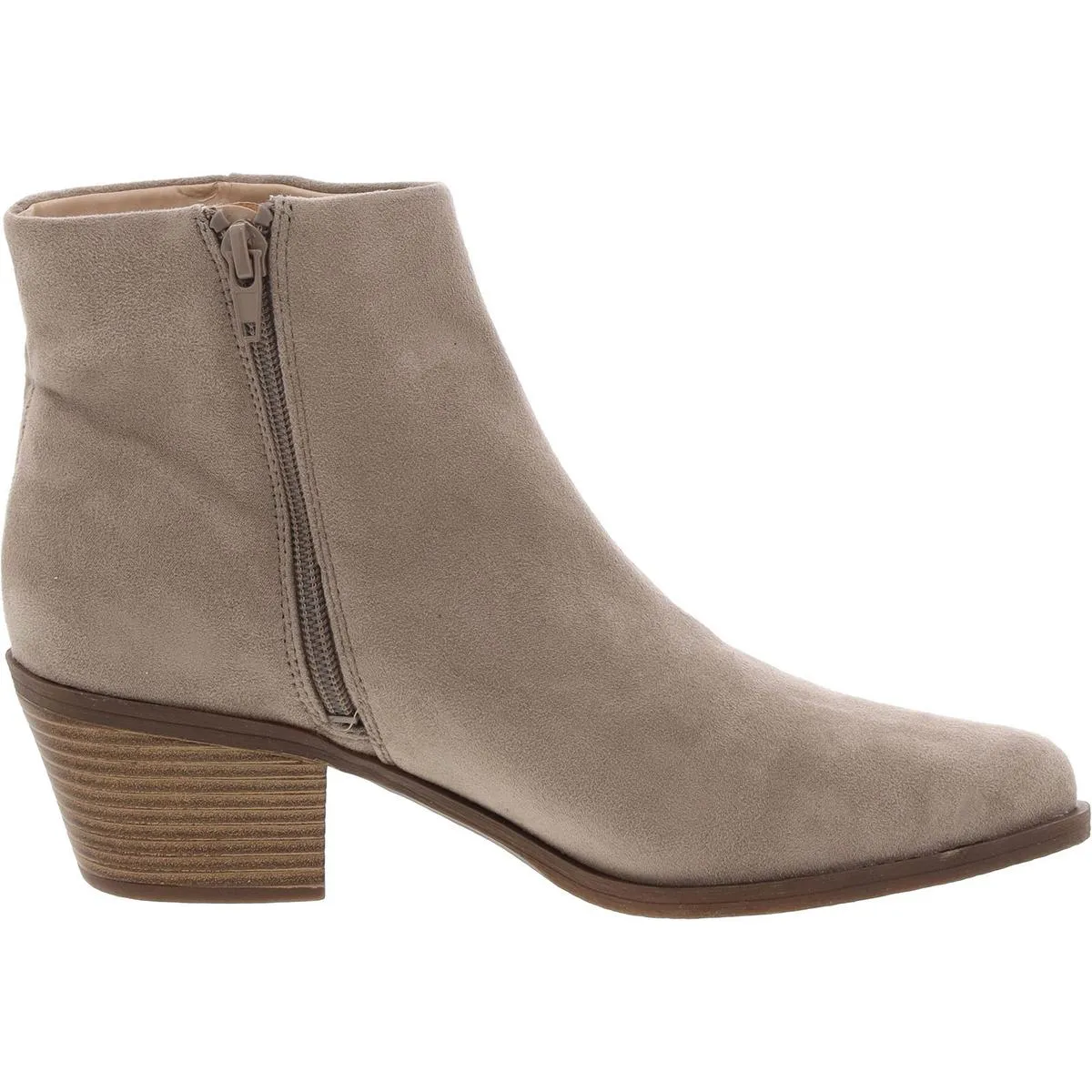 Womens Padded Insole Faux Suede Ankle Boots