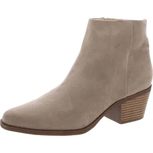 Womens Padded Insole Faux Suede Ankle Boots