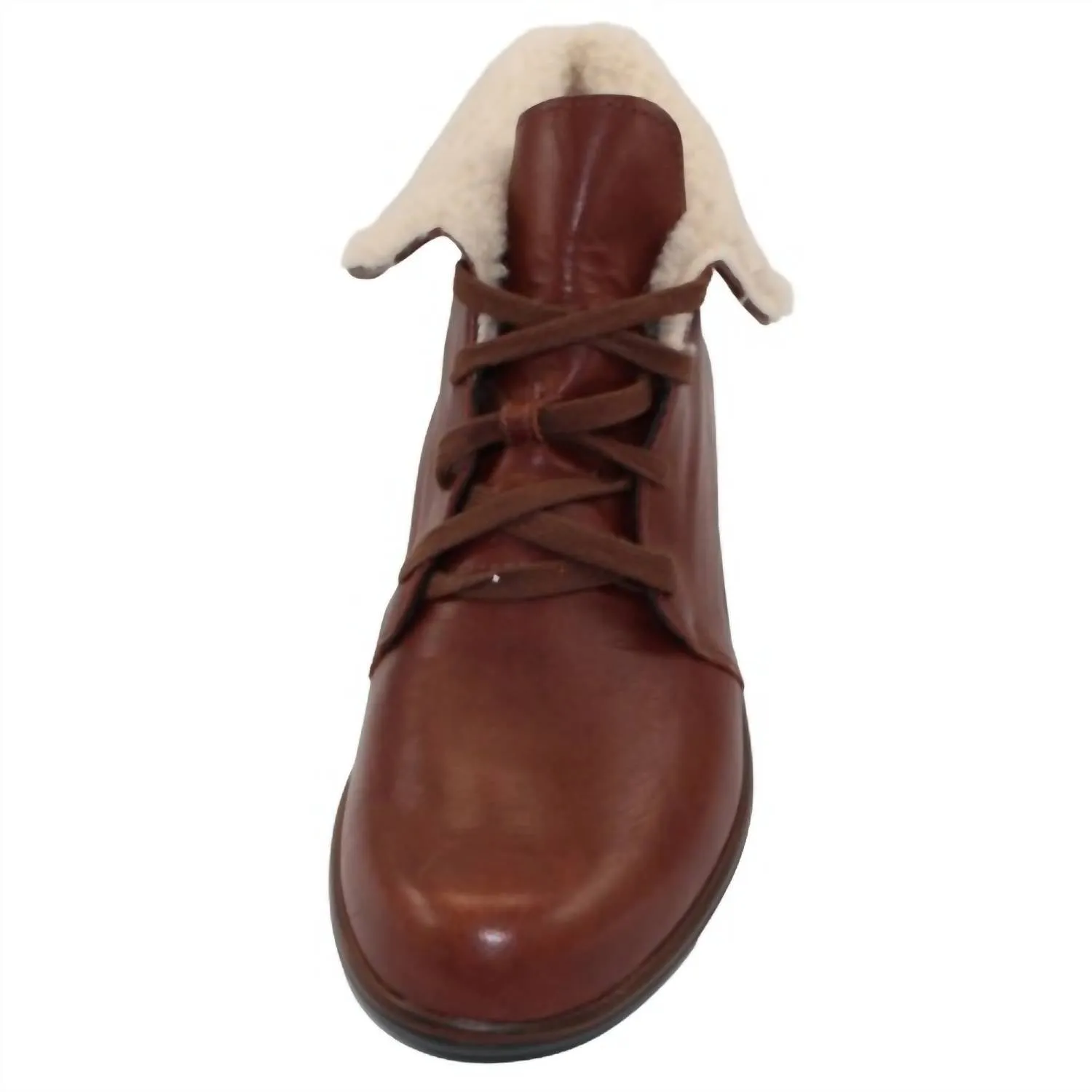 Women's Pali Leather Shoes In Soft Chestnut