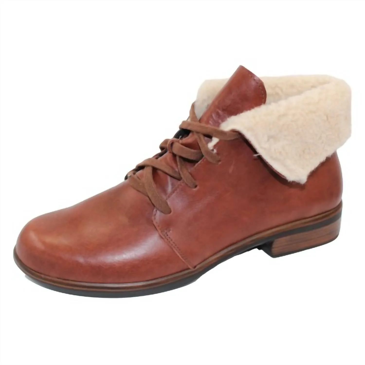 Women's Pali Leather Shoes In Soft Chestnut